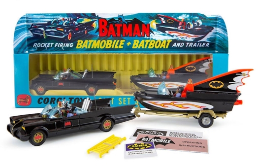 1967er Batmobile und Bat Boat Geschenkset 3