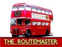 Metallschild  'The Routemaster'