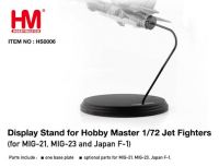 Metal Stand for Hobby Master MIG-21, MIG-23, F-1(Japan)