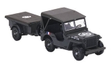 Jeep Willys mit Anh�nger